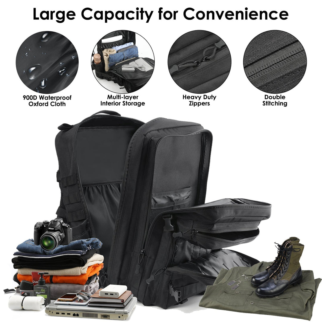 Tactical Military Assault Backpack Outdoor Hiking Gear Pack
