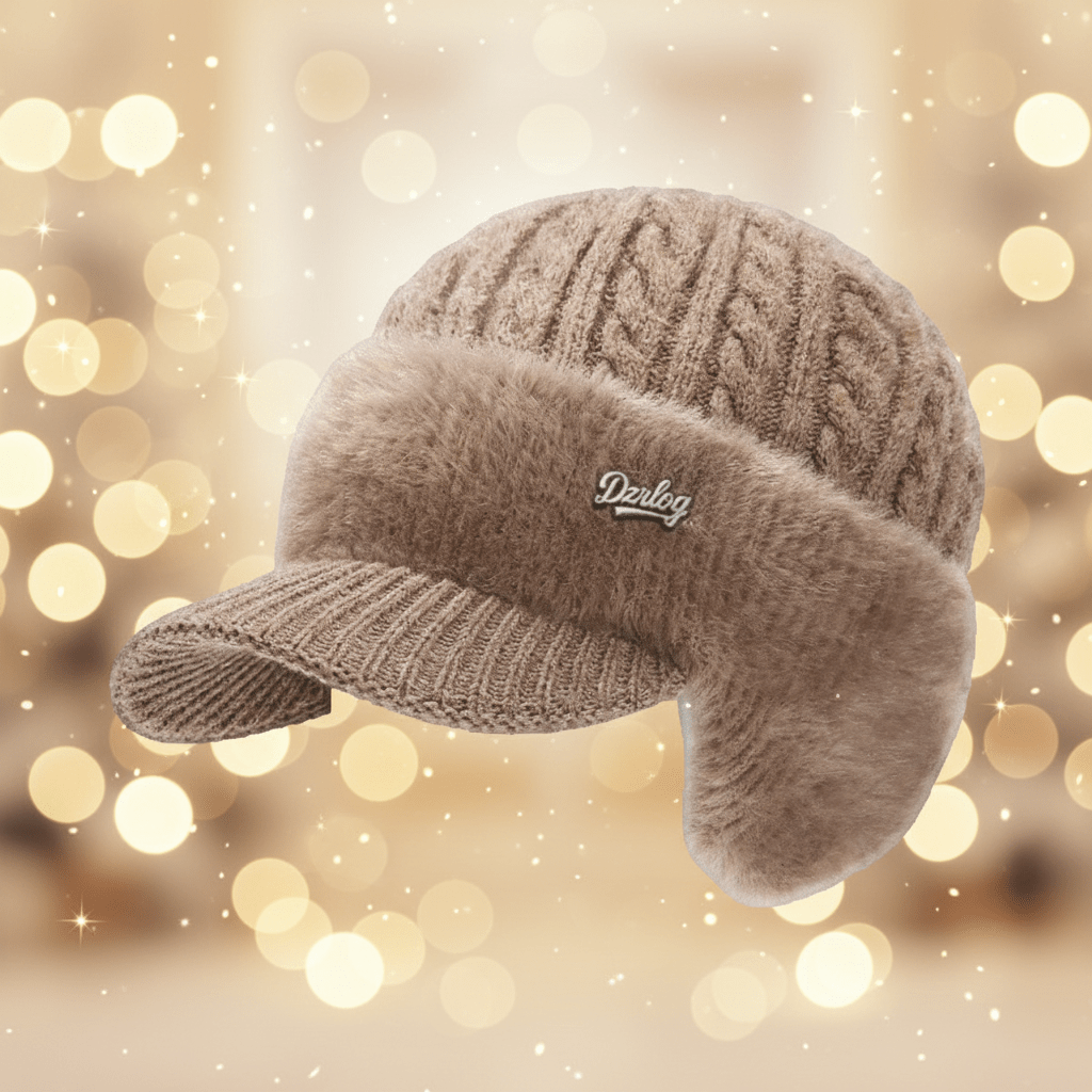 Trapper Hat with Ear Flaps and Wool Lining Winter Hat
