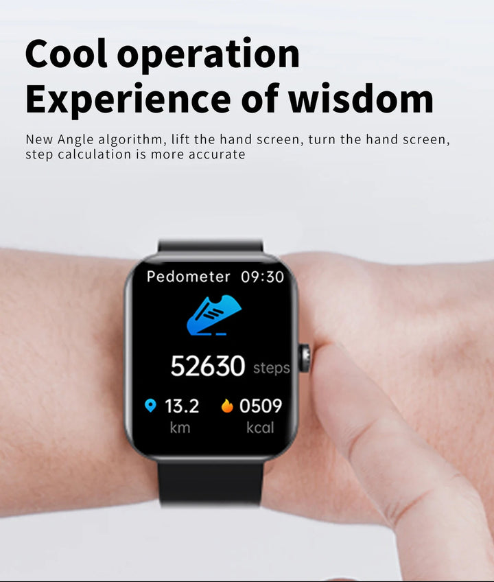 Fitness Tracker &amp; Heart Rate Monitor Roovue Smartwatch Device
