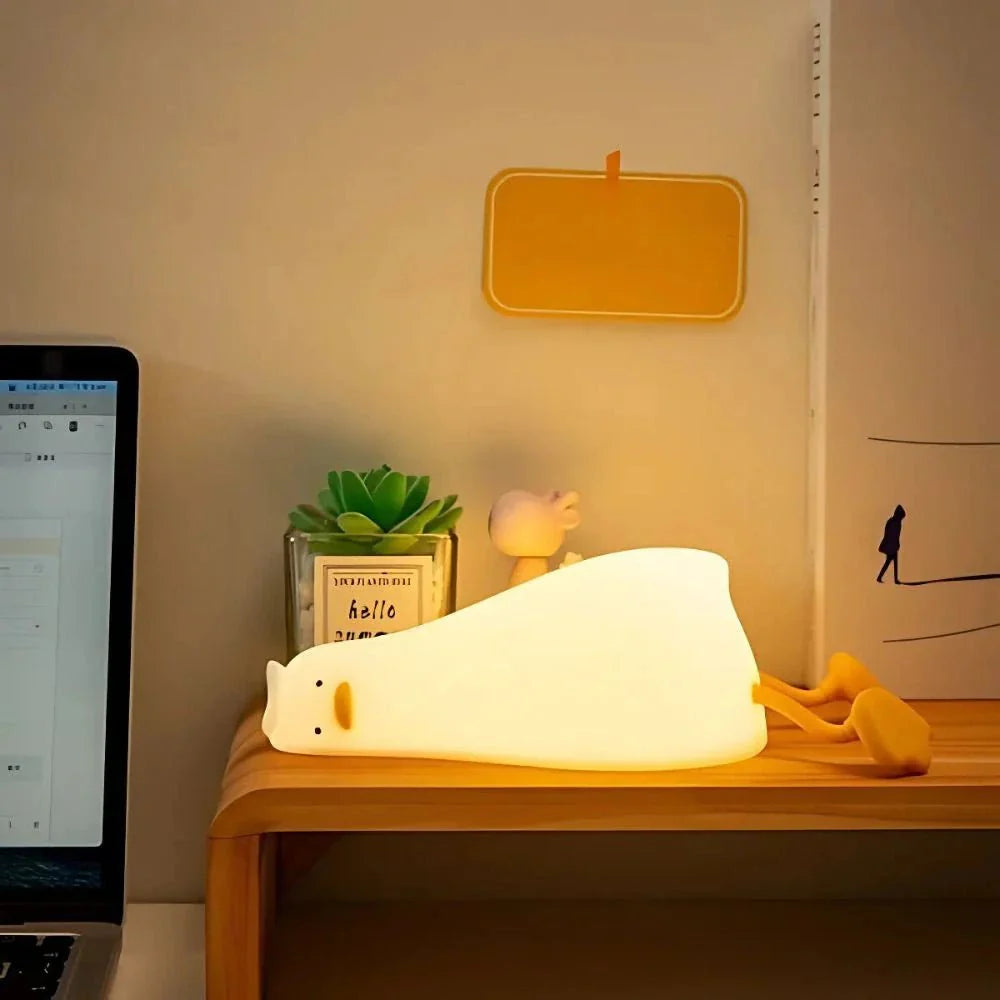 Silicone Rechargeable LED Night Light Bedside Lamp