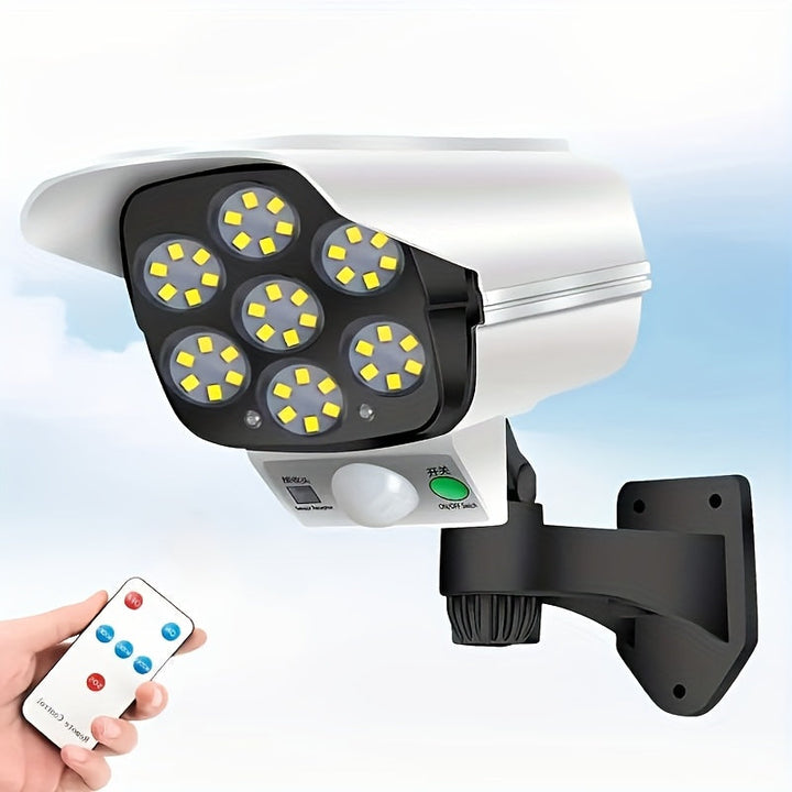 Solar Powered Outdoor Motion Sensor LED Floodlight For RV Camping