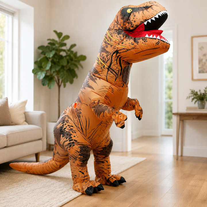 Inflatable T-Rex Dinosaur Costume Adult Halloween Outfit