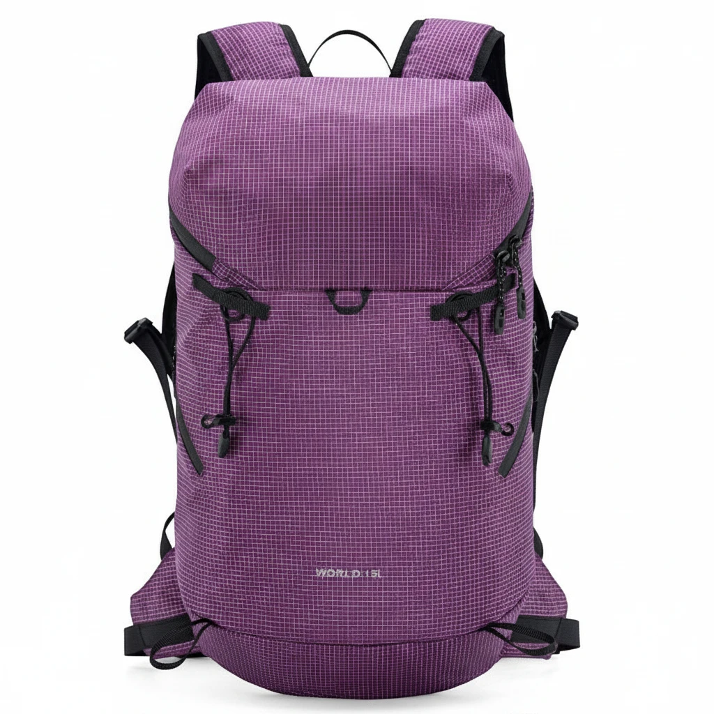 15L Lightweight Hiking Backpack Large Capacity Waterproof Travel Bag