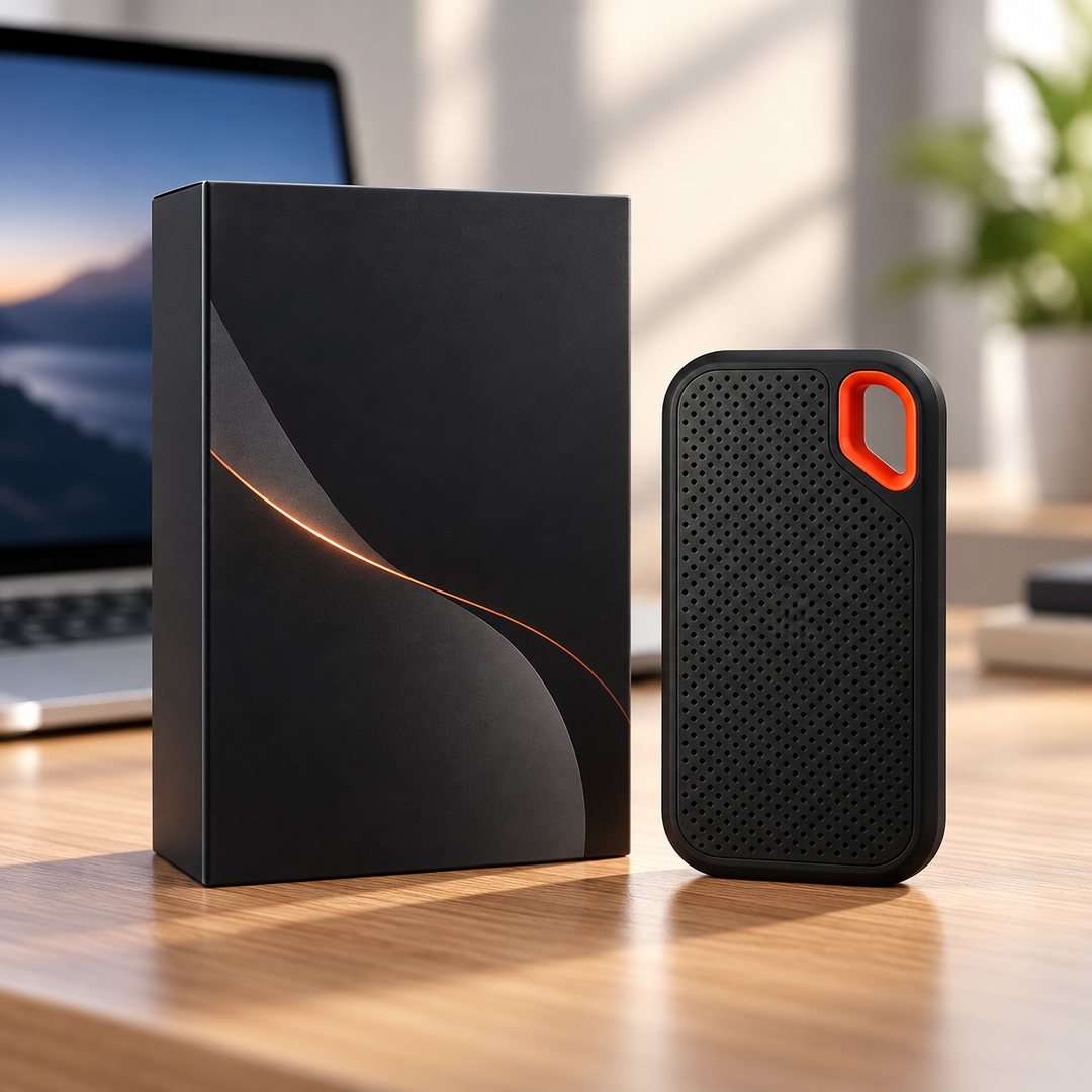 2TB External SSD Portable USB-C Hard Drive for PC and Mac