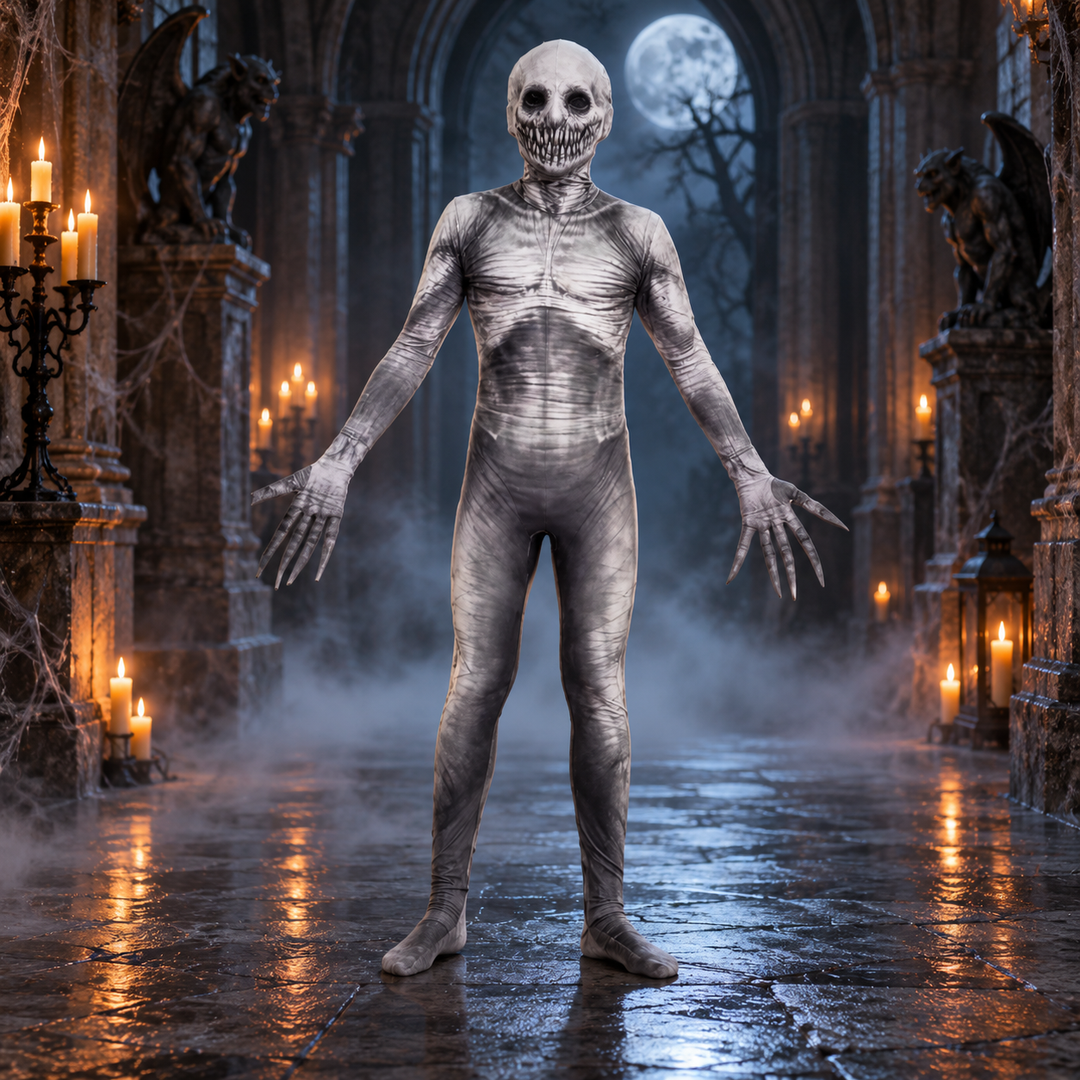 Zombie Ghoul Halloween Costume Cosplay Outfit