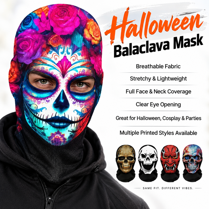 Halloween Skull Mask Horror Headgear Costume Accessory