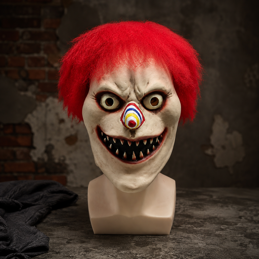 Horror Clown Mask Halloween Costume Full Face Mask