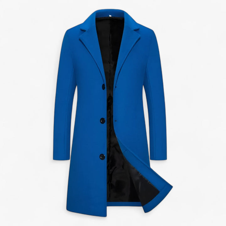 Long Cotton Jacket Business Casual Men