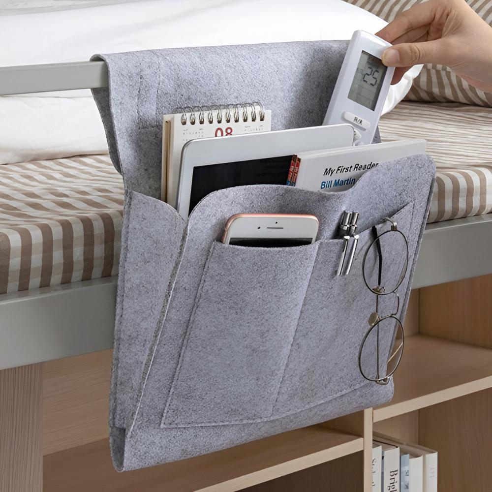 Bedside Organizer Storage Caddy All in One Organizer Pouch