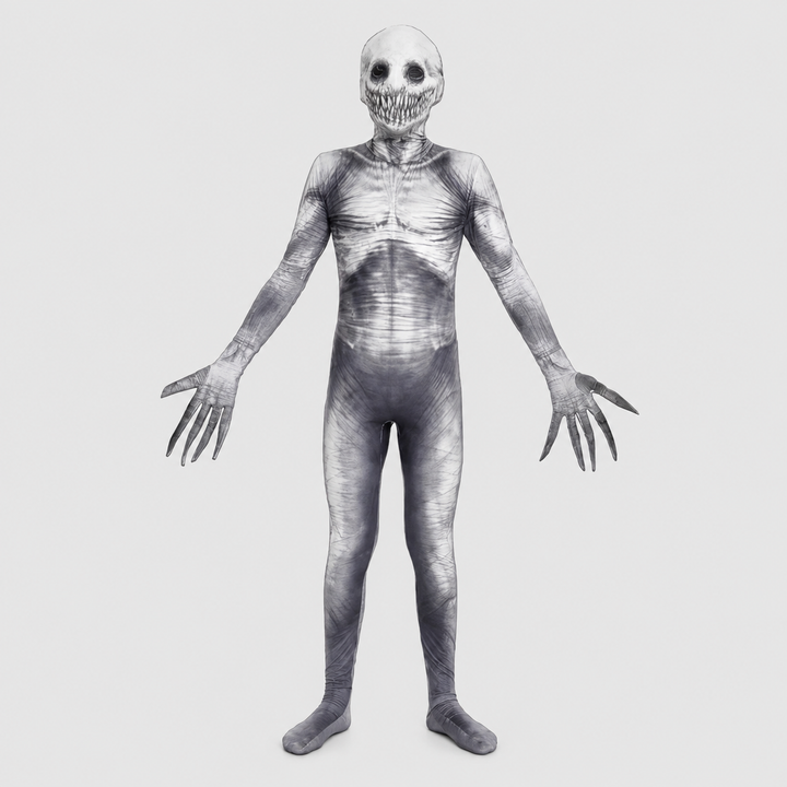 Slenderman Faceless Full Body Suit Halloween Costume for Men