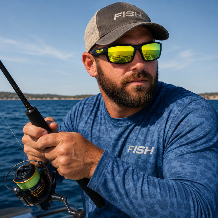 Polarized Fishing Sunglasses for Men UV400 Anti-Glare