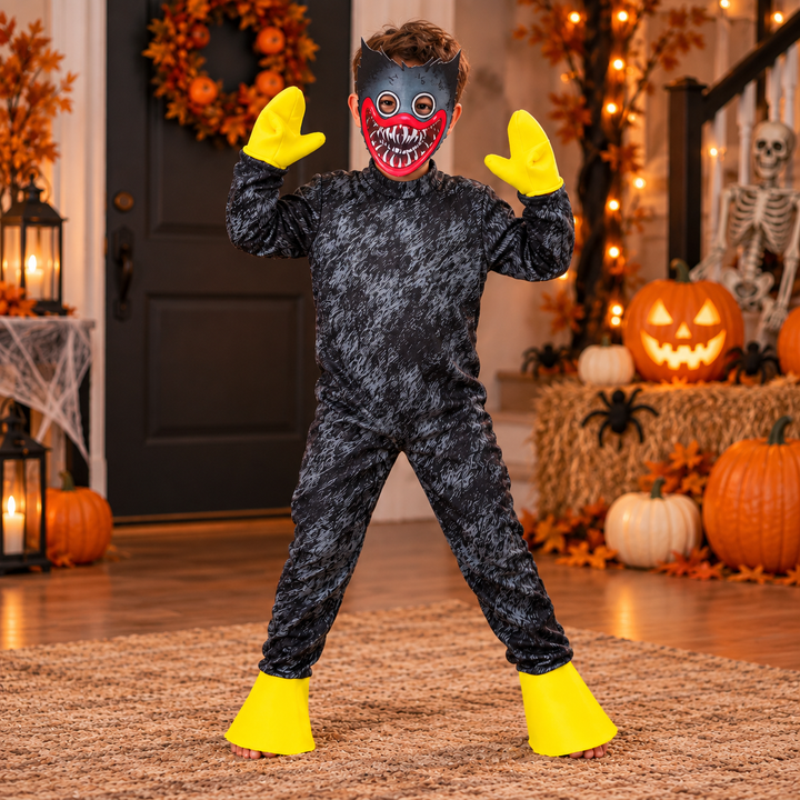 Kids Halloween Hooded Costume Character Cosplay Outfit