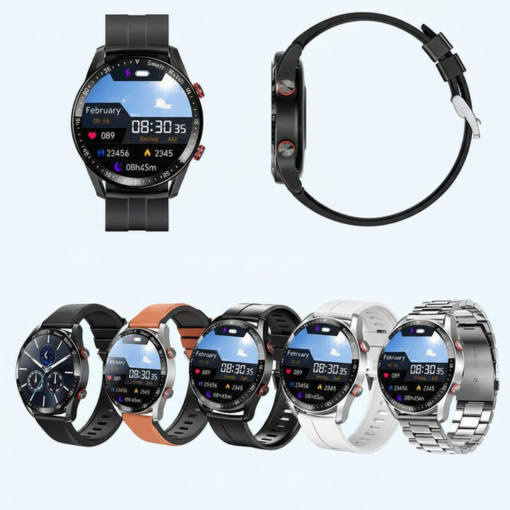 Smartwatch Fitness Tracker Bluetooth Calling Waterproof Touchscreen