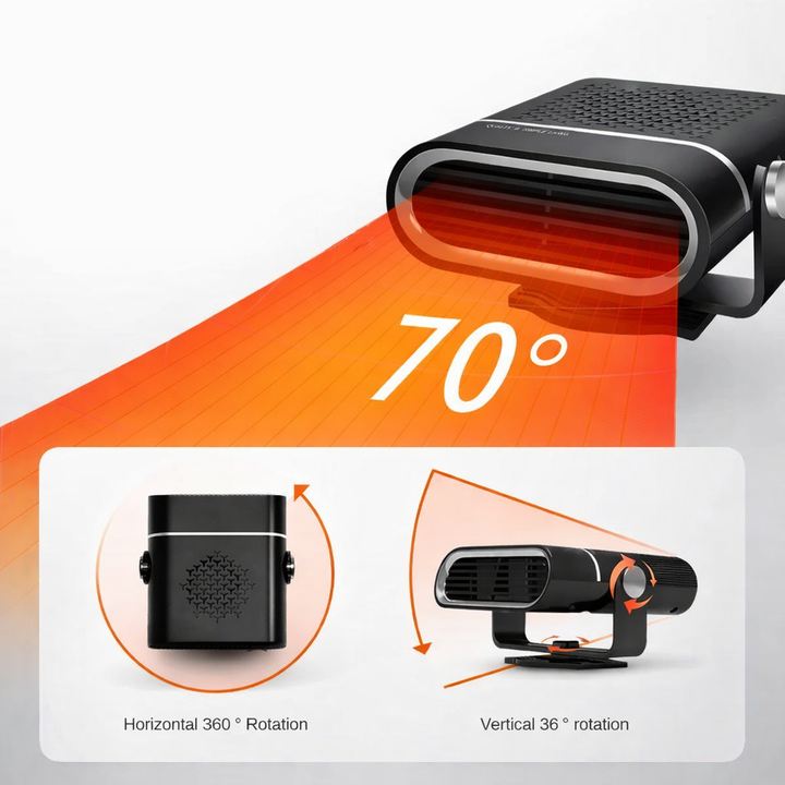 Car Heater Fan 12V Heating Cooling Defrosting