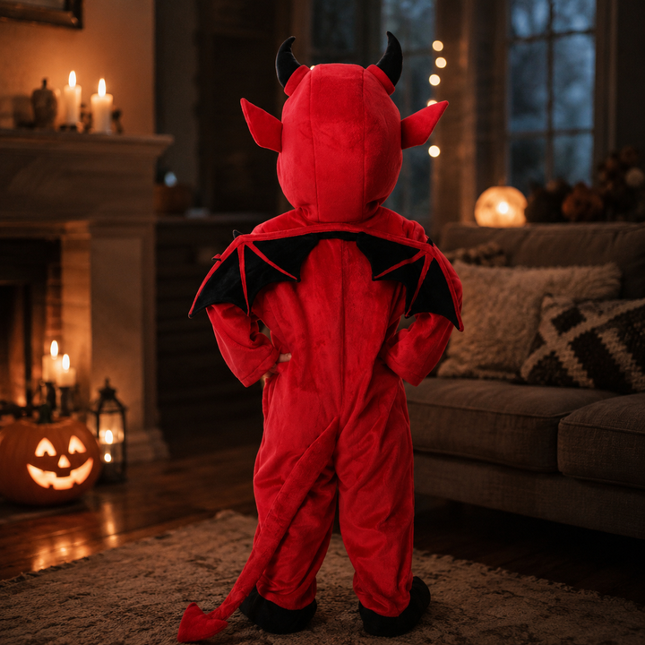 Devil Bat Wings Kids Halloween Costume Cosplay Outfit for Boys Girls