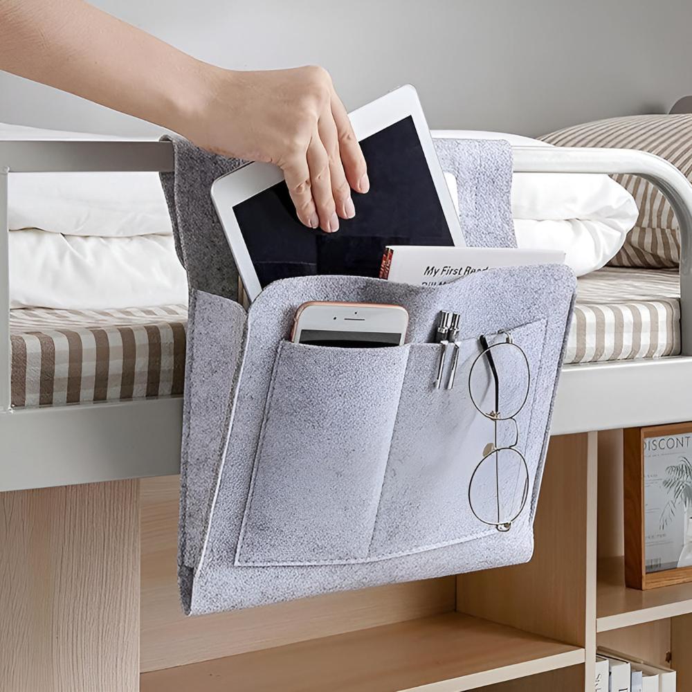 Bedside Organizer Storage Caddy All in One Organizer Pouch