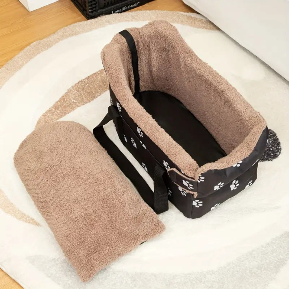 Travel Pet Bed Rectangular Soft Cushion for Dogs and Cats