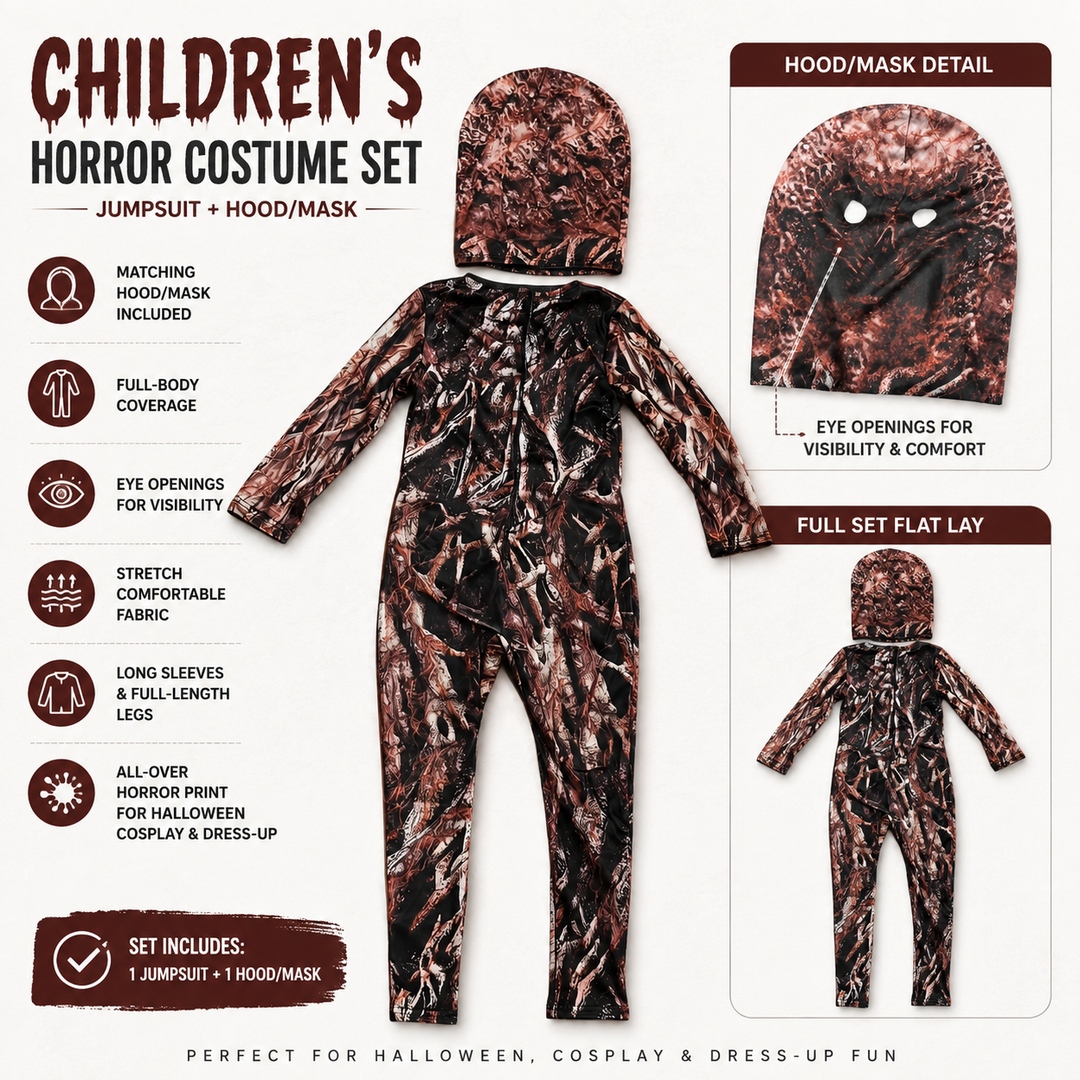 Kids Tree Monster Bodysuit Halloween Costume Bodysuit