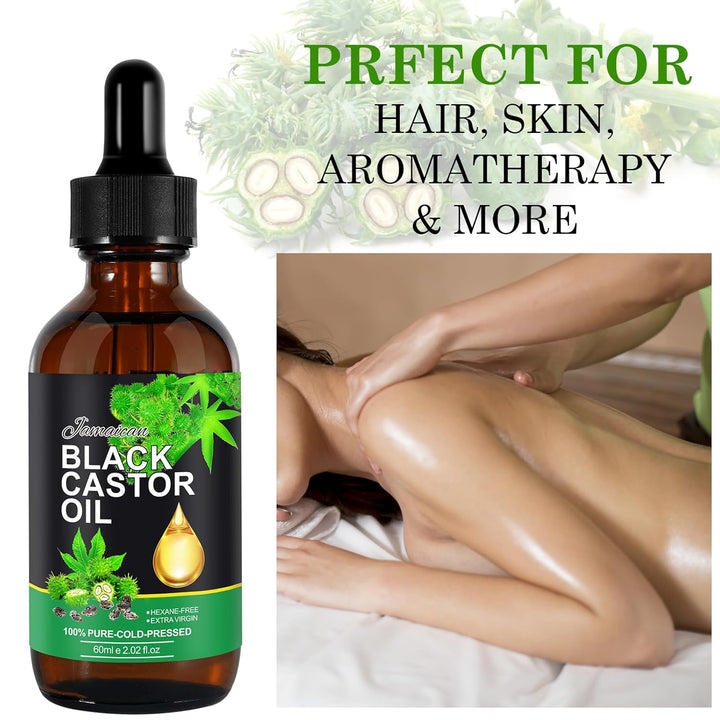 Jamaican Black Castor Oil Organic Cold Pressed