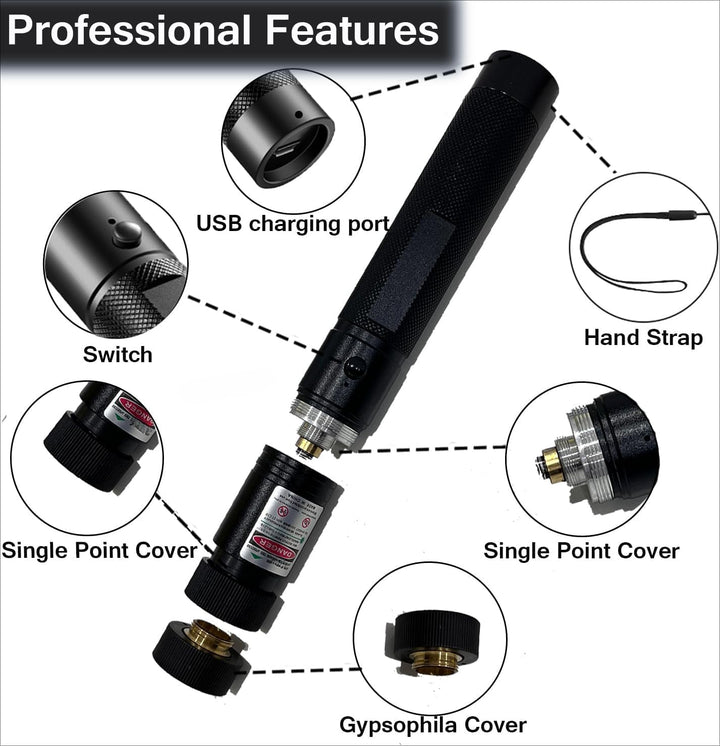 Rechargeable Long-Range Laser Pointer Outdoor