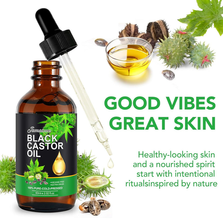 Jamaican Black Castor Oil Organic Cold Pressed