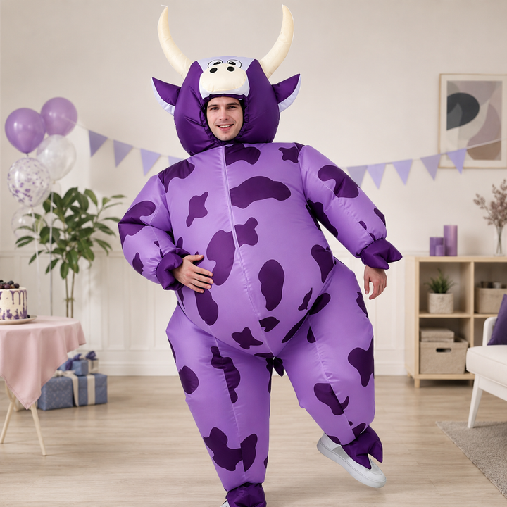 Inflatable Cow Ride On Costume Adult Halloween Costume