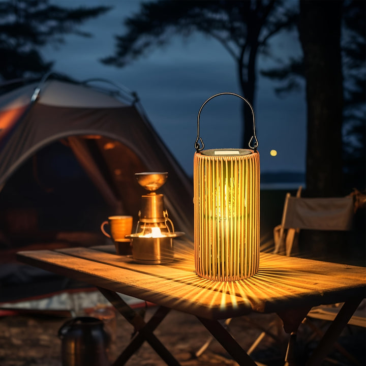 Solar Hanging Lanterns Set Outdoor Waterproof IP65 Automatic Switch