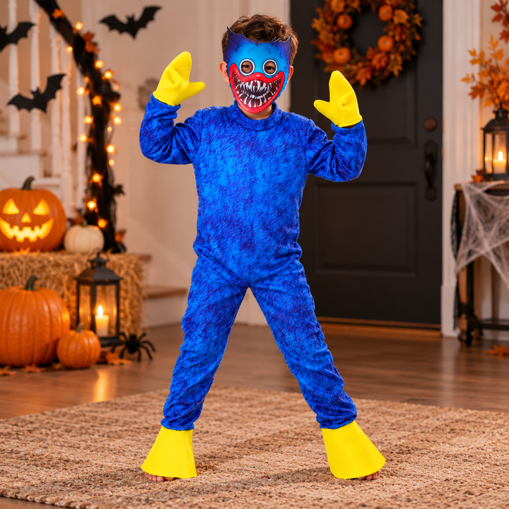 Kids Halloween Hooded Costume Character Cosplay Outfit