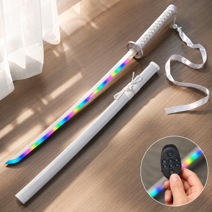Light-Up Nichirin Sword Cosplay Prop with Sheath