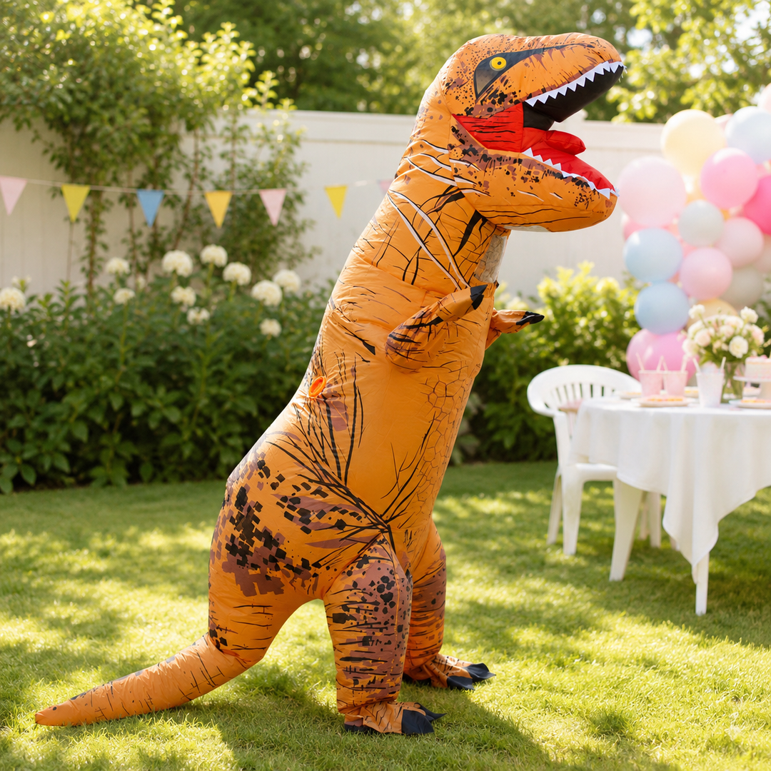 Inflatable T-Rex Dinosaur Costume Adult Halloween Outfit