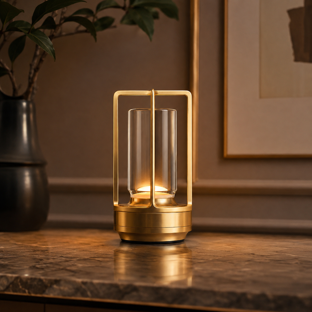 Wireless Waterproof Table Lamp Touch Dimmable Night Light