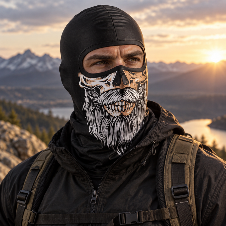 Full Face Halloween Clown Skull Balaclava Mask