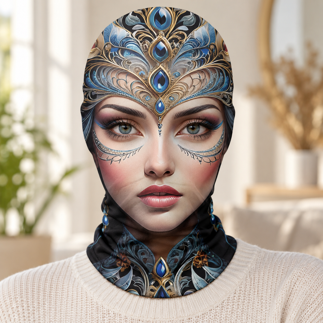 Halloween Full Face Mesh Mask Realistic Scary Costume Mask