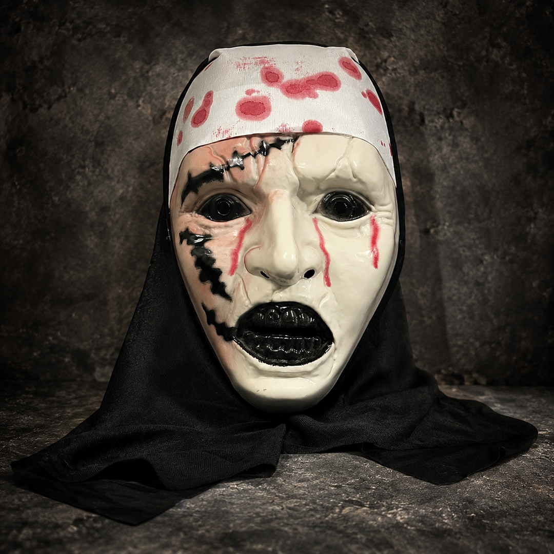 Horror Nun Mask Halloween Costume Mask