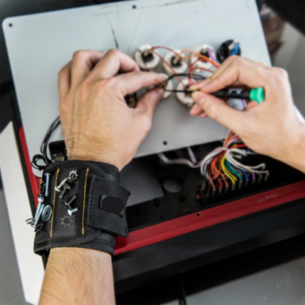 Magnetic Adjustable Wristband with Powerful Magnets for Tools