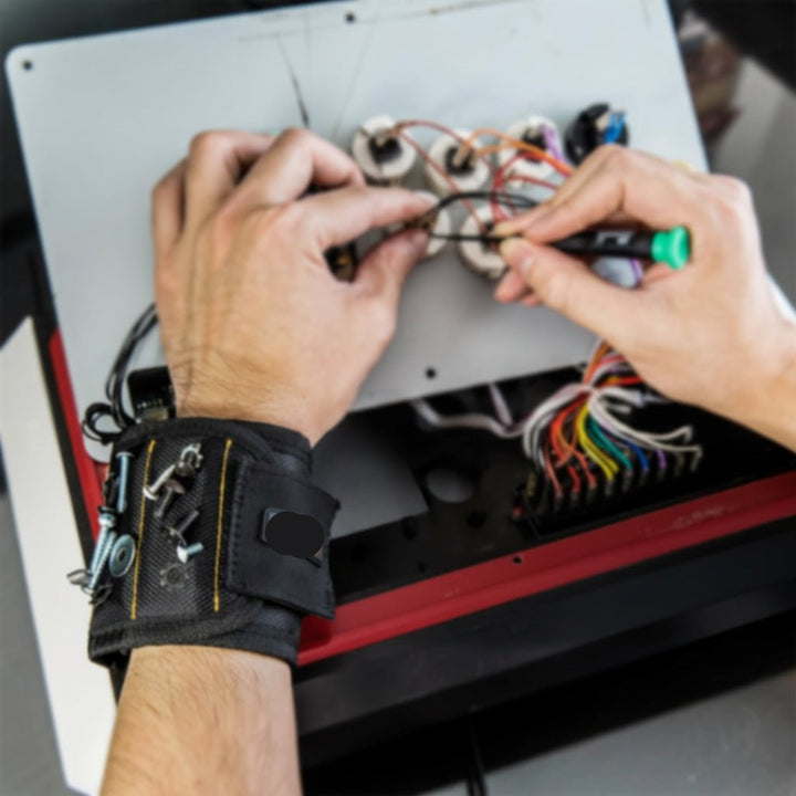 Magnetic Adjustable Wristband with Powerful Magnets for Tools