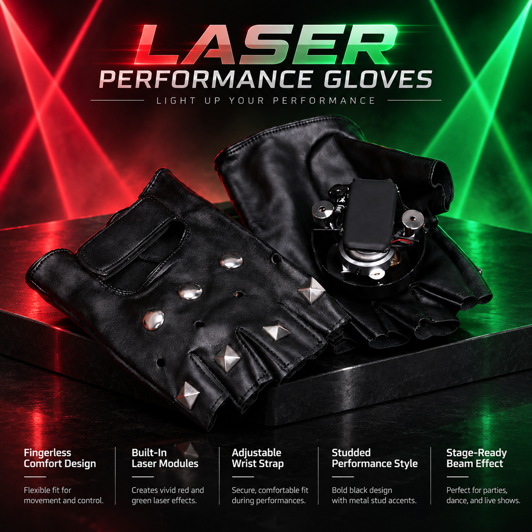 Laser Projection Gloves for Stage Performance