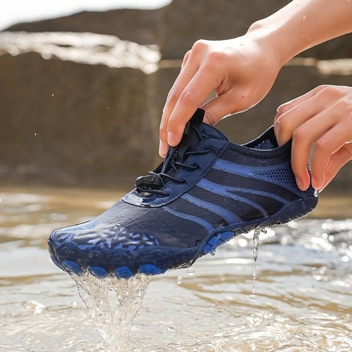 Men Water Sports Mesh Lace-Up Quick Dry Shoes