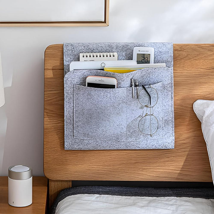 Bedside Organizer Storage Caddy All in One Organizer Pouch