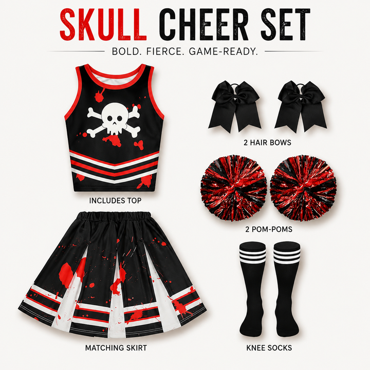 Zombie Cheerleader Costume Girls Halloween Costume