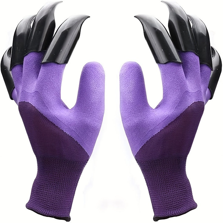 Claw Gardening Gloves 2 Pack with Built-in Claws for Digging and Planting