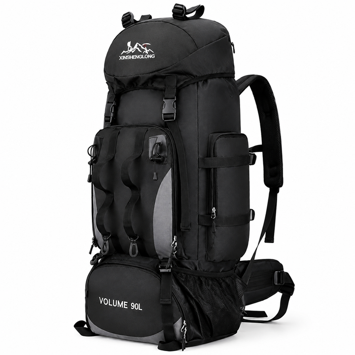 90L Waterproof Hiking Backpack Large Capacity Trekking Camping rucksack