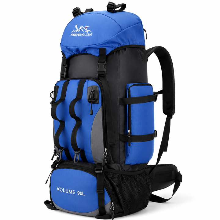 90L Waterproof Hiking Backpack Large Capacity Trekking Camping rucksack