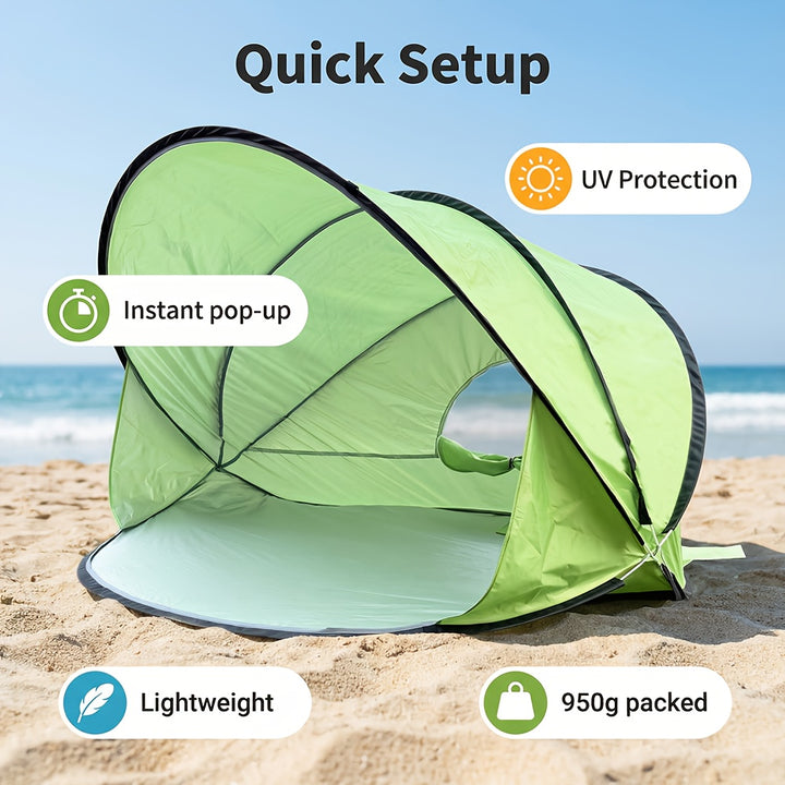 Pop-Up Automatic Beach Canopy Tent Portable Outdoor Shelter