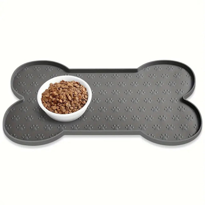 Bone Shaped Silicone Pet Feeding Mat