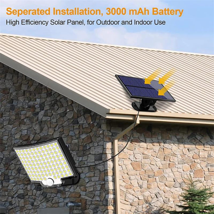 Solar LED Outdoor Security Wall Light with Motion Sensor