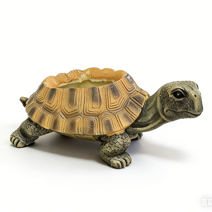 Turtle Shaped Resin Succulent Planter Pot for Cacti and Small Plants
