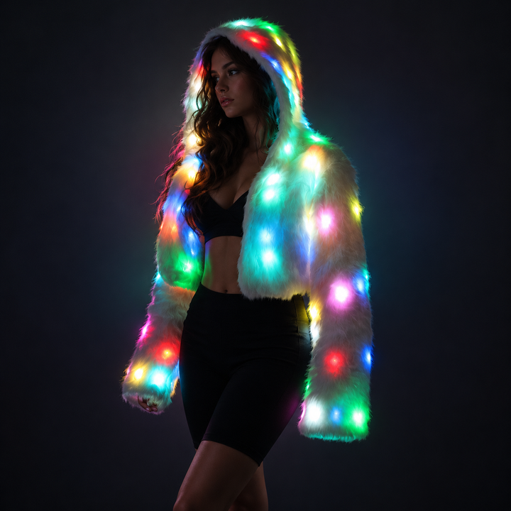 LED Luminous Performance Dance Costume for Women