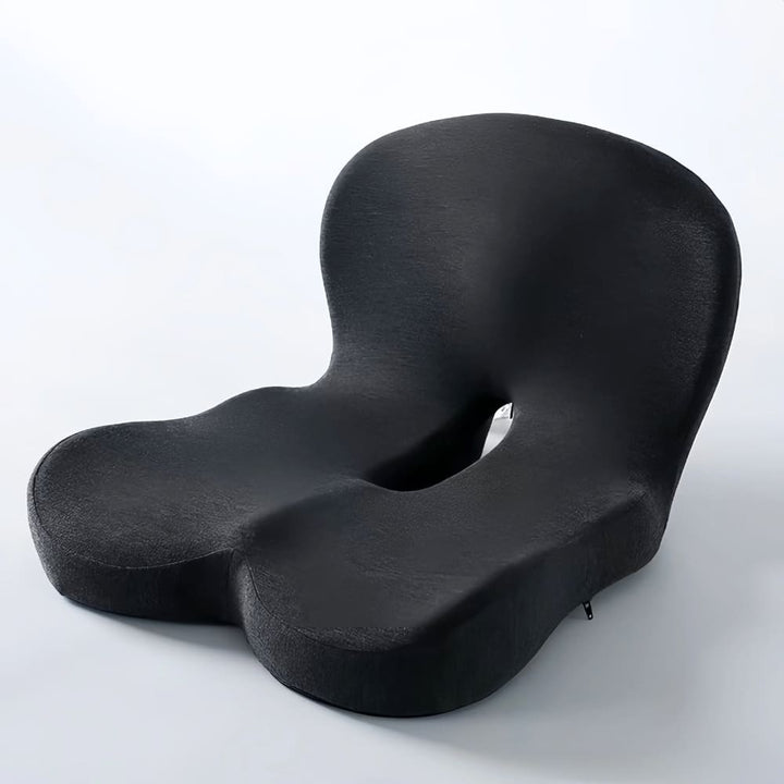 Memory Foam Seat Cushion for Back Pain Relief, Ergonomic Comfort, Tailbone Support