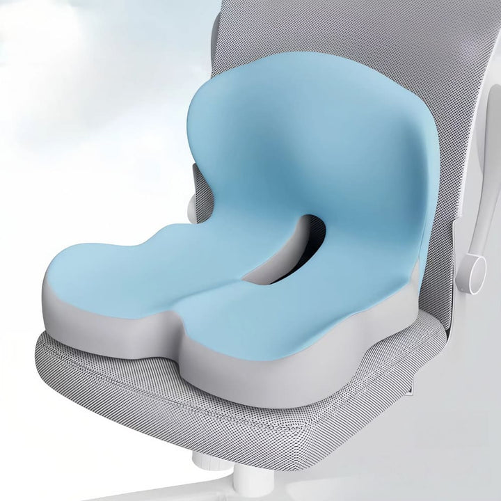 Memory Foam Seat Cushion for Back Pain Relief, Ergonomic Comfort, Tailbone Support